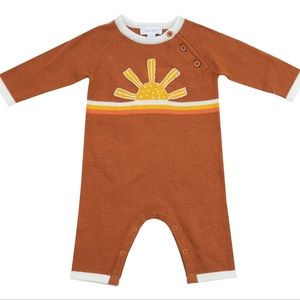 Angel Dear retro sun knit coverall